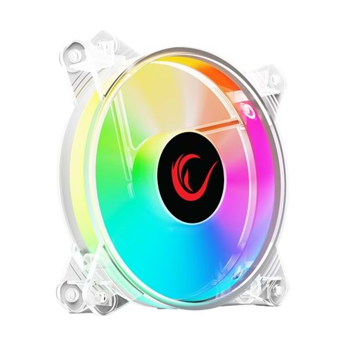 Rampage 6C-121 120mm Molex + 3 Pin Rainbow LED Kasa Fanı Outlet