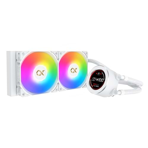 Xigmatek FROZR-O II ARCTIC 240 Digital Göstergeli ARGB Sıvı Soğutucu AM5 LGA1700 Uyumlu