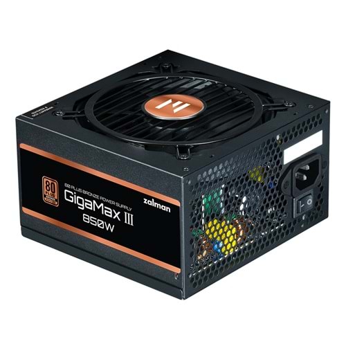Zalman ZM850-GVIII GigaMaxIII 850W 80+ Bronze ATX3.0 ve PCIe Gen.5 Uyumlu Yarı Modüler Power Supply