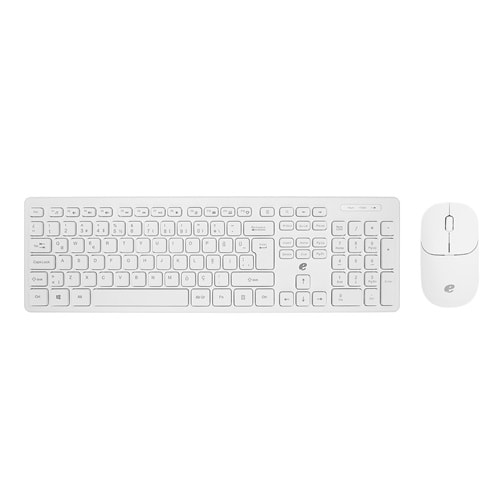 Acer eMachines EAK920 Beyaz Kablosuz TR Q Klavye Mouse Set Multimedya Sessiz Kullanım