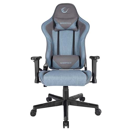 Rampage MC-8671 Ocean Mavi/Gri Kumaş Oyuncu Koltuğu OUTLET