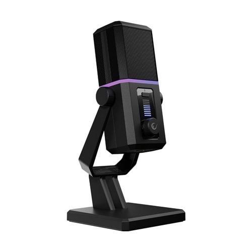 Rampage RA-MP75 CYCLONE Siyah RGB Ses Göstergeli Masaüstü Mikrofon