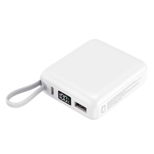 S-link P335 10000mAh PD35W+QC30W-HSC22,5W Gri LCD Taşınabilir Pil Şarj Cihazı Powerbank