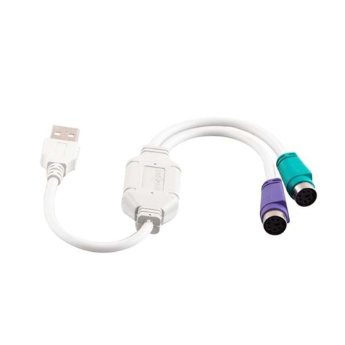 NBTech NB-PS2 Usb TO 2 PS/2 Çevirici Adaptör Kablosu