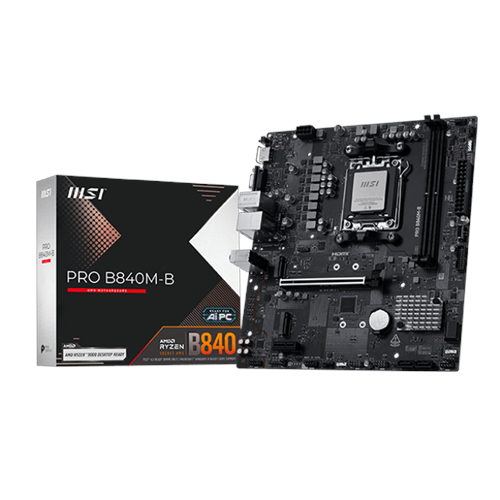MSI PRO B840M-B AMD B840 DDR5 8000MHz OC AM5 Anakart