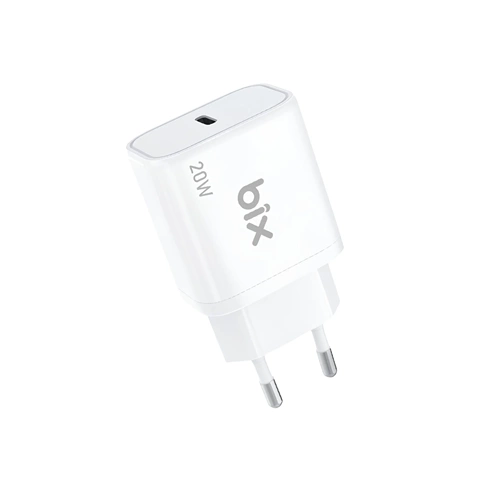 Bix BXPD23 20W PD Akım Korumalı Hızlı Şarj Adaptörü Type-C USB-C Şarj Başlığı