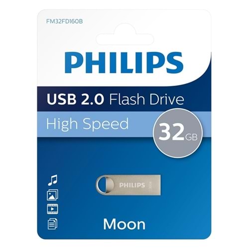 Philips FM32FD16OB Moon Klasik 32GB USB 2.0 Metal Flash Bellek