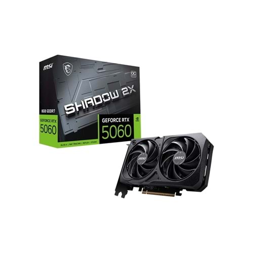MSI GeForce RTX 5060 8GB Shadow 2X OC Max GDDR7 128Bit PCIe 5.0 Ekran Kartı