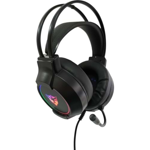 YILIMA G606 Siyah USB 7.1 Surround RGB Işık Efektli Gaming Oyuncu Mikrofonlu Kulaklık, 7.1 Kulaklık, 7.1 Oyuncu Kulaklığı