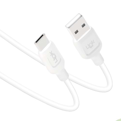 Linktech K450 Strong 1 Metre 2.4A Max Metal Başlı Type-C Şarj Kablosu