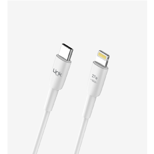 LinkTech K603 Safe Fast 1m 20W Type-C Lightning PD Şarj Kablosu