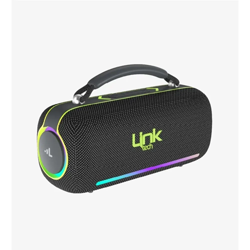 Linktech LPS-M418 M418 Premium IPX6 60W LED Işıklı Bluetooth Hoparlör Gri