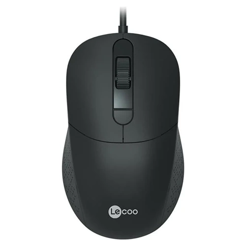 Lecoo MS102 2400 DPI 4 Tuşlu USB Kablolu Optik Mouse Siyah