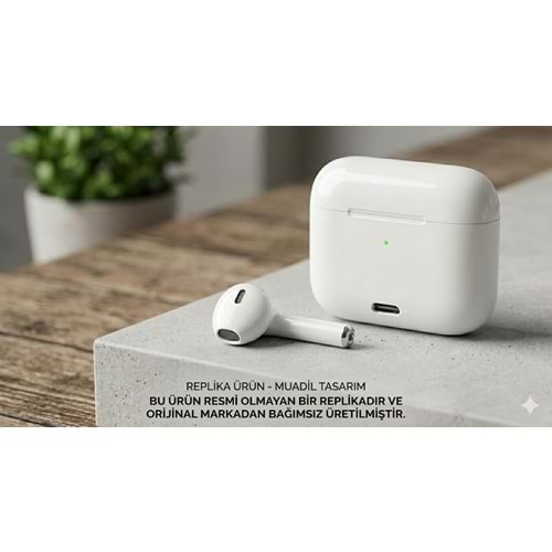 NBTech AirPods 4. Nesil Uyumlu Premium Bluetooth Kulaklık – Aktif Gürültü Önleme ANC