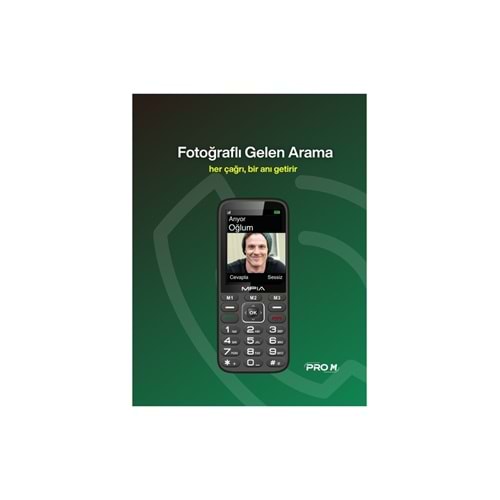 MPIA ProF Tuşlu Telefon, TR Kayıtlı Cep Telefonu