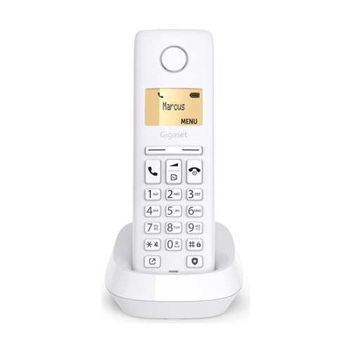 Gigaset Pure 100 Dect Telsiz Telefon – Beyaz