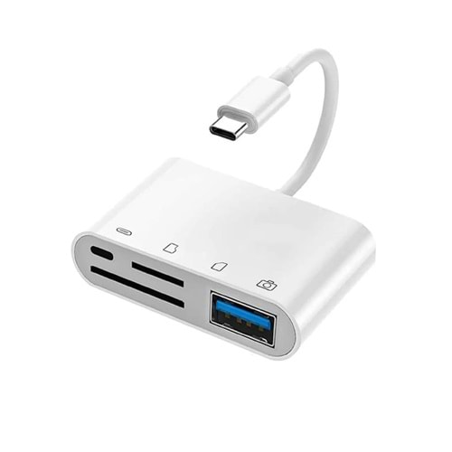 NBTech NB-450 Type C Kart Okuyucu, Type C Çoklu Kart Okuyucu, Type C OTG Kart Okuyucu