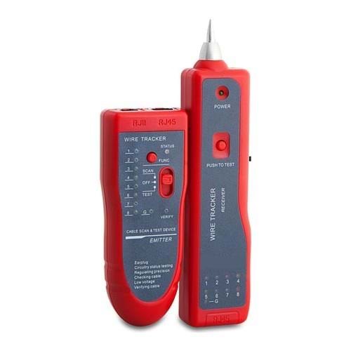 NBTech NB-8020 Lüks Çantalı Metal Uç Kablo Bulucu ve Tester