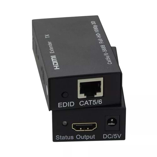NBTech NB-HDEX60 60 metre CAT6 Network Üzerinden HDMI Uzatıcı, HDMI Extender, Cat6 Hdmi Görüntü Aktarma