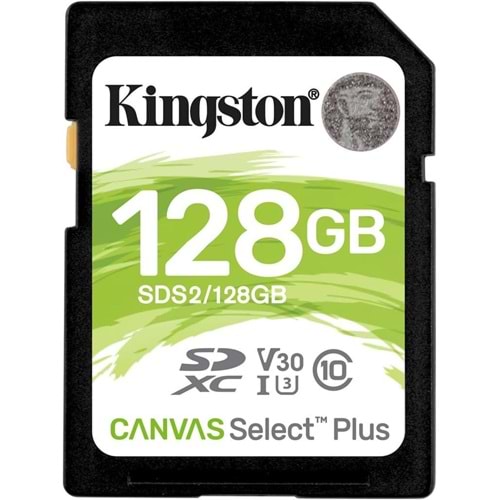 Kingston SDHC 128GB SDS2/128GB Select Plus Class10 Hafıza Kartı