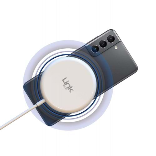 Linktech LPW-W512 15W 5V/2A 9V/2A 12V/2A Kablosuz Şarj Aleti, Kablosuz Telefon Şarj Cihazı