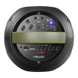 Mikado MD-BT124 30W USB/BT/TF/TWS Kablosuz Mikrofonlu Öğretmen/Toplantı Anfisi Outlet