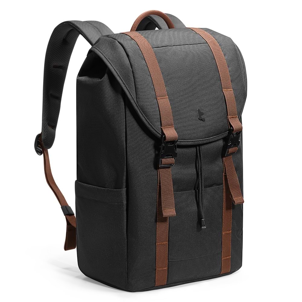 Tomtoc TA1S1D1 VintPack 16-17L Siyah Notebook Sırt Çantası