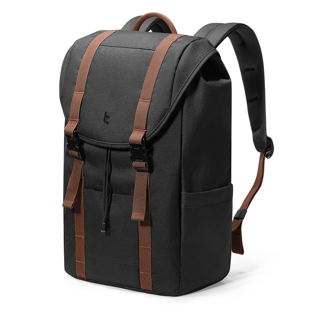 Tomtoc TA1S1D1 VintPack 16-17L Siyah Notebook Sırt Çantası