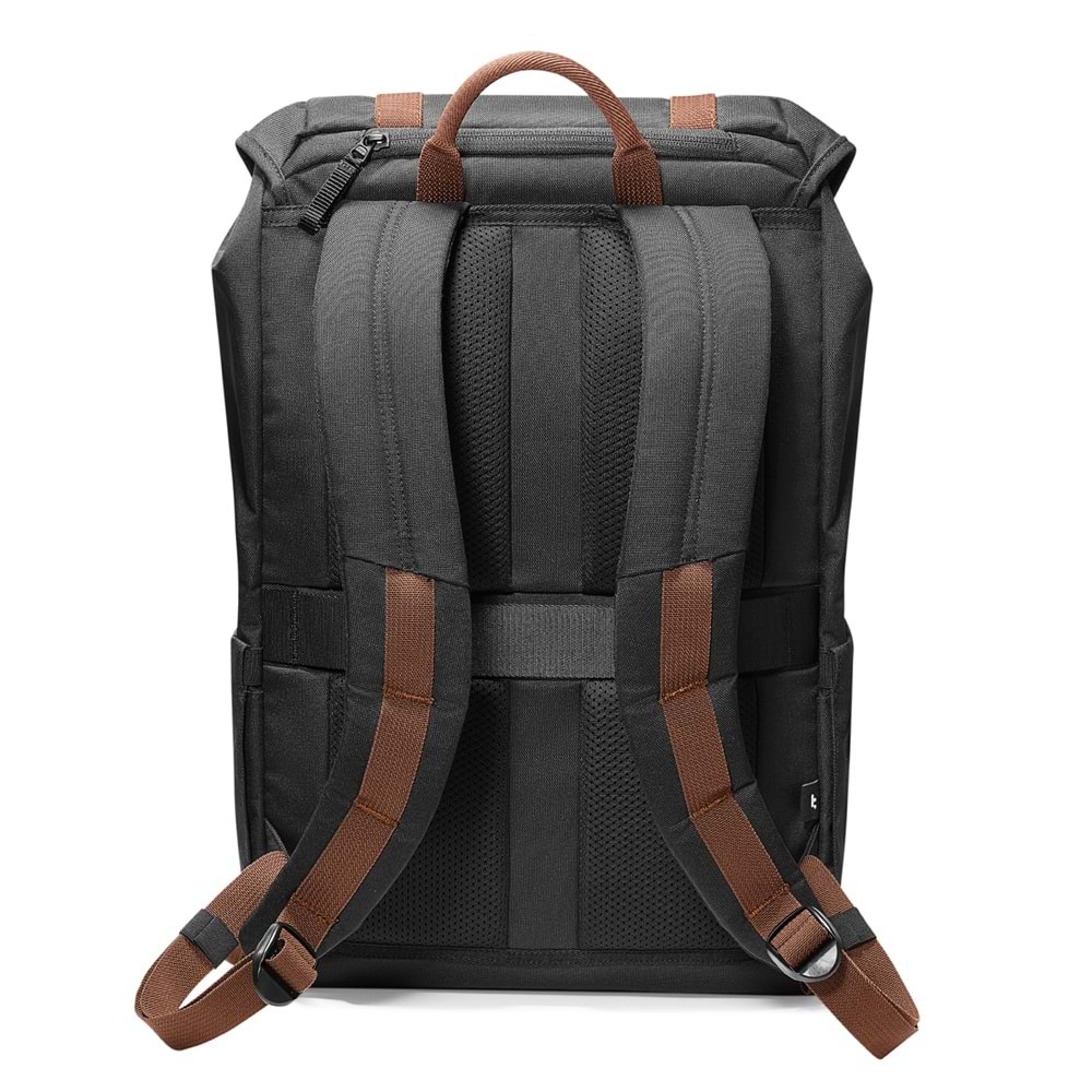 Tomtoc TA1S1D1 VintPack 16-17L Siyah Notebook Sırt Çantası