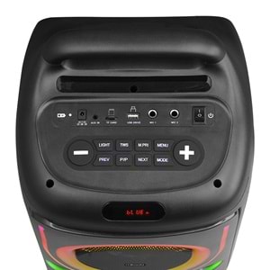 Mikado MD-66BT ThunderBag 40W RGB Işıklı Kablosuz Bluetooth Toplantı-Parti Hoparlörü