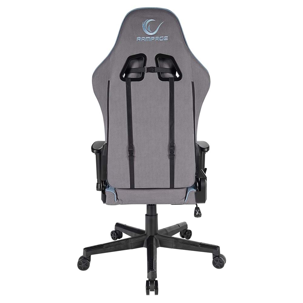 Rampage MC-8671 Ocean Mavi/Gri Kumaş Oyuncu Koltuğu OUTLET