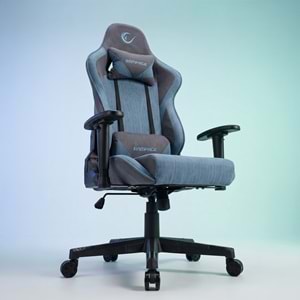 Rampage MC-8671 Ocean Mavi/Gri Kumaş Oyuncu Koltuğu OUTLET