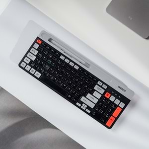 Everest KB-88 RUBY Siyah/Gri Bluetooth + 2.4G Kablosuz Q Klavye