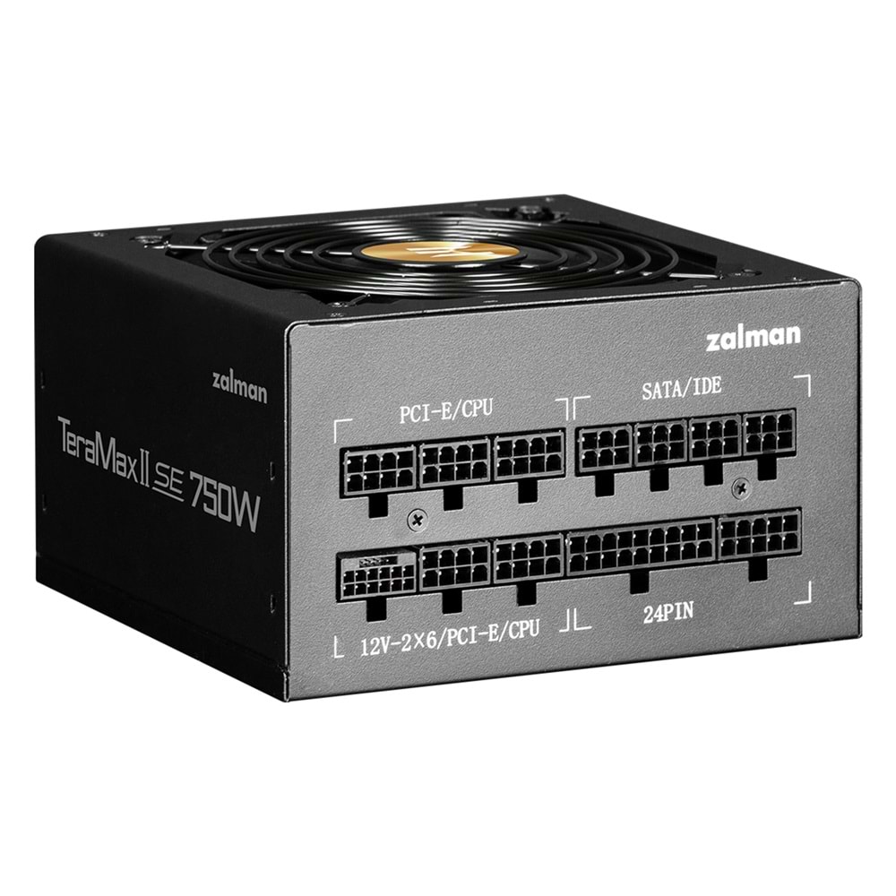 Zalman ZM750-TMX2SE TeraMax2SE 750W 80Plus Gold ATX3.1 + PCI5.1 Siyah Full-Modular Power Supply