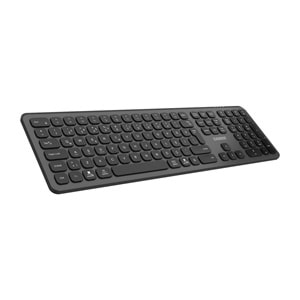 Everest KB-53 Gri/Siyah Bluetooth + 2.4G Kablosuz Q Klavye