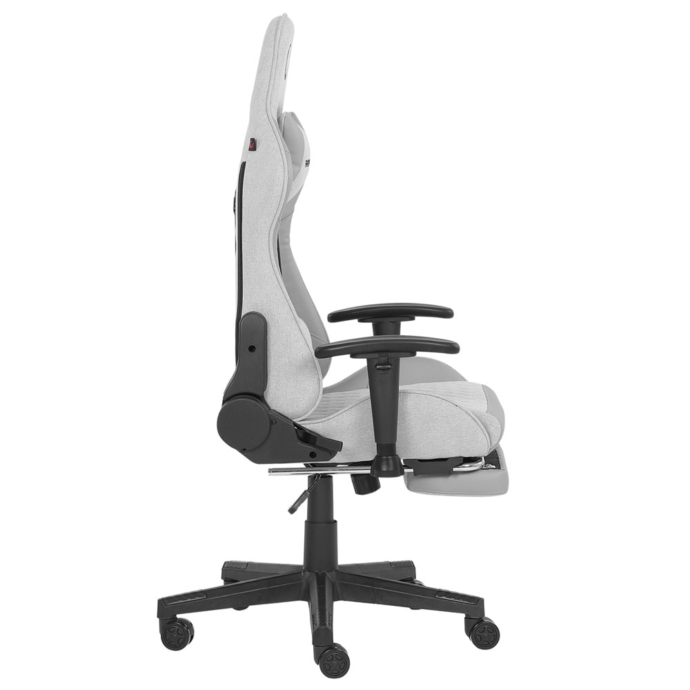 Rampage KL-R27 Elemental Ayak Dayama Terletmez Kumaş Gri/Karbon Gaming Oyuncu Koltuğu OUTLET