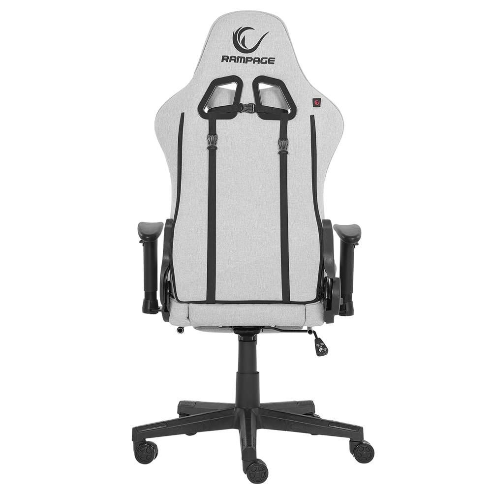 Rampage KL-R27 Elemental Ayak Dayama Terletmez Kumaş Gri/Karbon Gaming Oyuncu Koltuğu OUTLET
