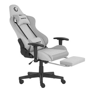 Rampage KL-R27 Elemental Ayak Dayama Terletmez Kumaş Gri/Karbon Gaming Oyuncu Koltuğu OUTLET