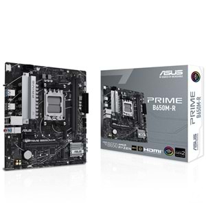 ASUS PRIME B650M-R AM5 DDR5 7200MHz OC HDMI USB 3.2 RGB Gigabit mATX Anakart