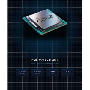 Intel Core i5-13400F Raptor Lake 2.5GHz LGA1700 20MB 65W Tray İşlemci