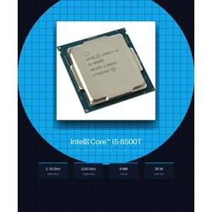 Intel Core i5-8500T 8. Nesil 1.7GHz LGA1151 9MB 35W Tray Fansız İşlemci