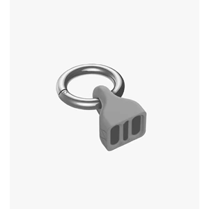 Linktech K623 Ultra Hızlı USB 4.0 Type-C to Type-C 240W Gri Anahtarlık Şarj ve Data Kablosu