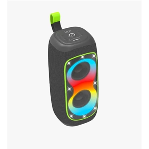 Linktech LBS-R118 R118 Gri LED Işık Efektli IPX5 Sertifikalı Bluetooth Hoparlör