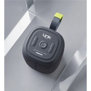 Linktech LBS-R118 R118 Gri LED Işık Efektli IPX5 Sertifikalı Bluetooth Hoparlör