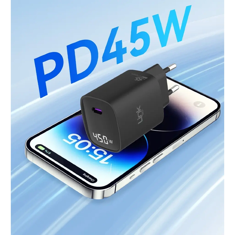 Linktech LNG-G857 45W USB-C Süper Şarj Adaptörü