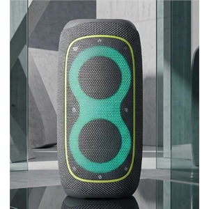 Linktech LBS-R118 R118 LED Işık Efektli IPX5 Sertifikalı Bluetooth Hoparlör Siyah