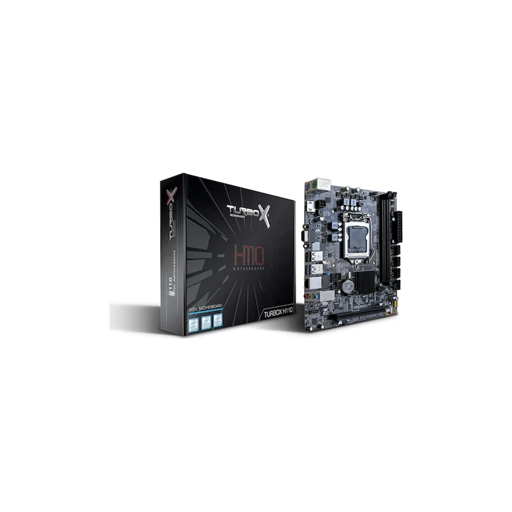 Turbox WorkProf R H110 Intel H110 LGA1151 DDR4 3200MHz USB 3.0 M.2 HDMI VGA mATX Anakart