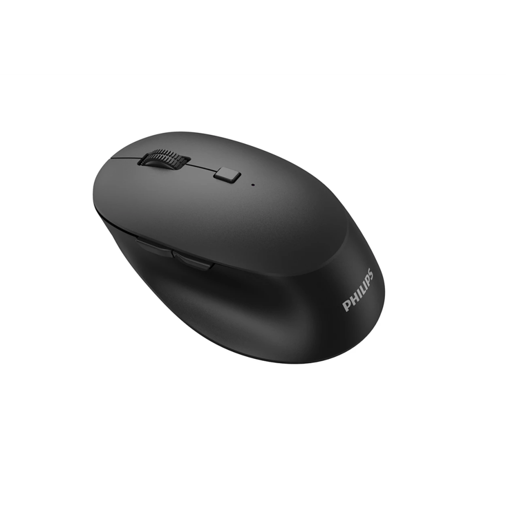 Philips SPK7607B 3200 DPI 7 Tuşlu Dual Mod 2.4GHz Bluetooth Sessiz Ergonomik Optik Mouse Siyah