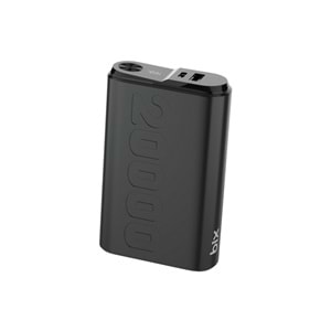 Bix TPB24 20000mAh 22.5W PD Powerbank USB-C + USB-A Dijital Ekran Siyah