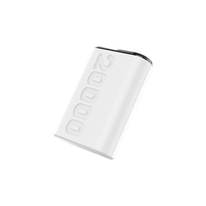 Bix TPB24 20000mAh 22.5W PD Powerbank USB-C + USB-A Dijital Ekran Beyaz